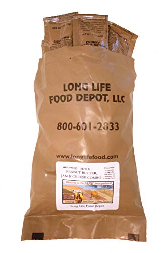 LLFD MRE Peanut Butter, Jam and Cheese Spread Combo - 24 Pack