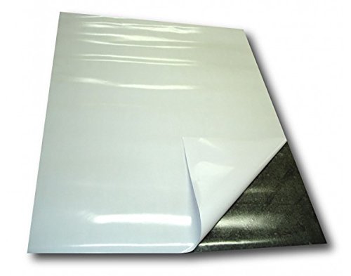Feuille magnétique Caoutchouc aimanté adhesif - brun - 0,9mm x 50cm x 100cm - Aimant flexible - vendu au mètre - Avec ces feuilles magnétiques adhésives vous allez pouvoir créer vos propres magnets