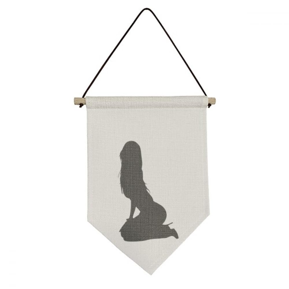 Drapeau en toile suspendre décoration murale motif femme bohème