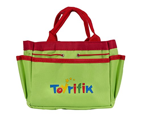 Little Gardener Tool Set With Garden Tools Bag For Kids Gardening - Kit Includes Watering Can, Children Gardening Gloves, Shovel, Rake, Fork And Garden Tote Bag-Children Gardening All In One Kit #TOP1