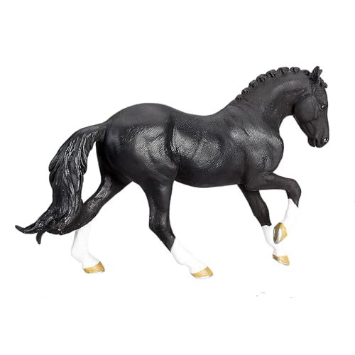 Cheval Hanovrien Noir MOJO figurine idéale pour diorama équestre