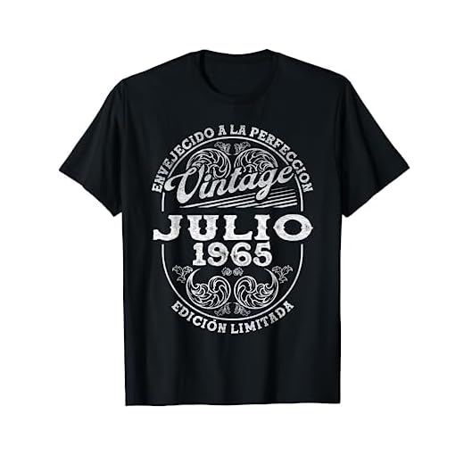 Julio 1965 Vintage - 58 Años Regalo Cumpleaños Hombre Camiseta