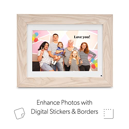 Simply Smart Home Photoshare 10” WiFi Digital Picture Frame, Send Pics