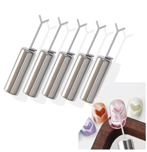 Heart Magnet for Cat Eye Gel Polish, Magnetic Nail Art Tool for Stunning Cat Eye Effect, DIY Manicure Kit with Y-Shaped Guide Sticks, Nail Magnet for Home and Salon Use