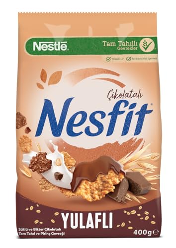 Nesfit Çikolatalı Tam Tahıl ve Pirinç Gevreği 400 g