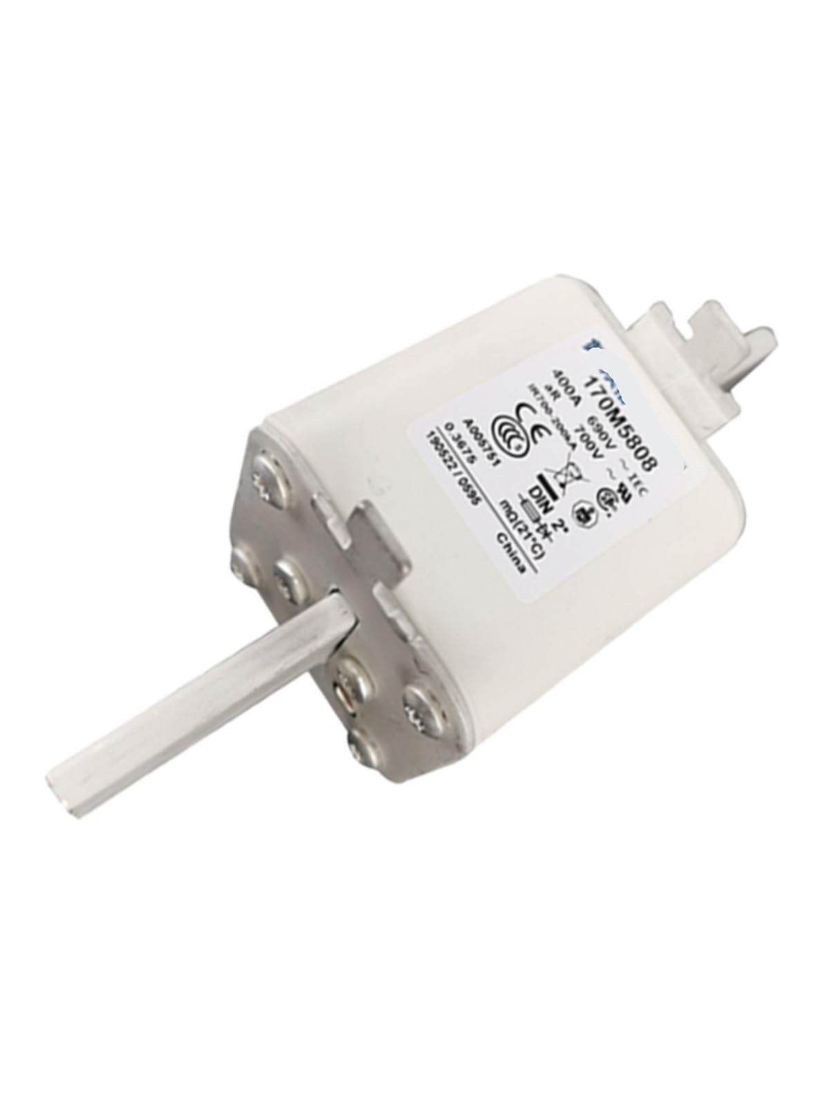 Fusible DC rapide 170M5808 support et embase pour composants électroniques de puissance - 4