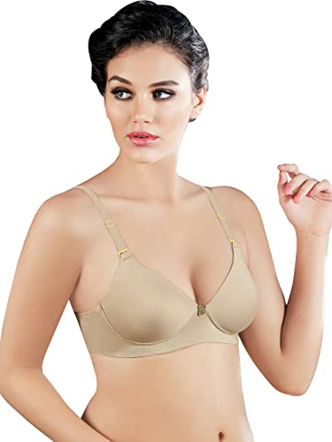 Image of SONARI Omania Womens Non-Padded Cotton Polyester Bras - Solid, Non-Wired, Medium Coverage, Hand Washable (Pack of 2)