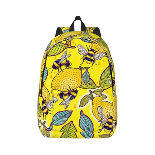 Sac à dos d'infirmière EdWal jaune pour ordinateur portable et accessoires