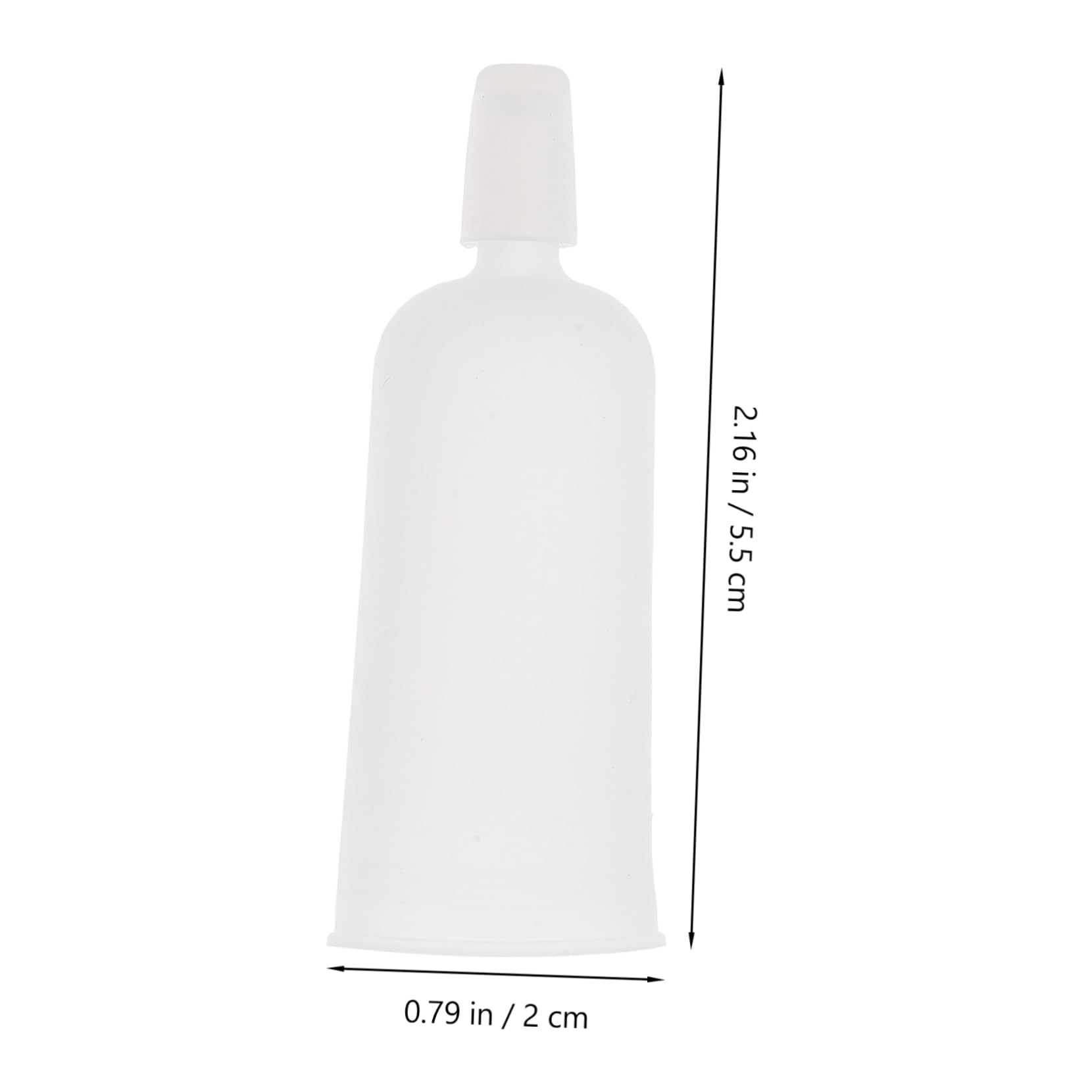 FOMIYES 10ml Plastic Dropper Bottle Caps Funnel Head 50pcs Translucent Dropper Caps for Essential Oils Lab Chemicals