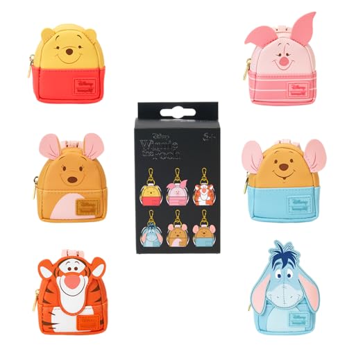 Loungefly Disney Winnie the Pooh Characters Mystery Mini Backpack Keychain Charm