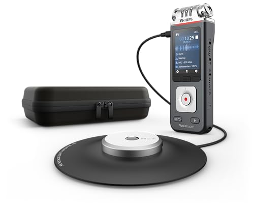 Philips DVT8115/00 Voicetracer Dvt8115 Meeting Recorder With Sembly Ai Speech-To-Text Software Trial thumb #4