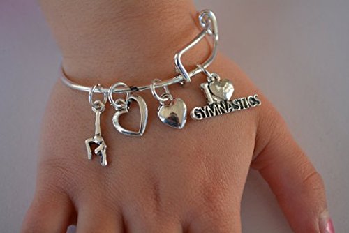 Infinity Collection Gymnastics Bangle Bracelet- Gymnastics Bracelet- Gymnastics Jewelry -Gift For Gymnast