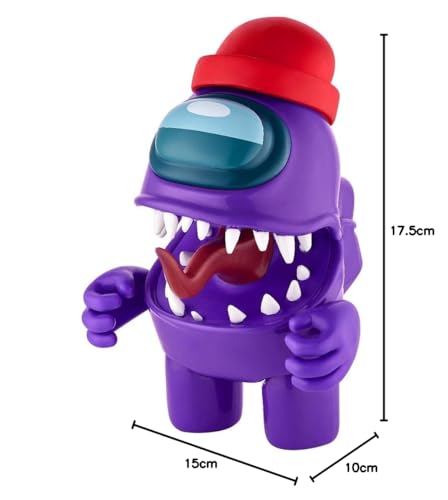 Among Us Collectible Action Figure Series 1 With Accessories - Purple, 11.5 cm - Image 3