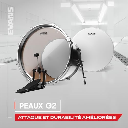 Evans Set de peaux G2 coated Standard ETP-G2CTD-S jeu de peaux de tambour - 2