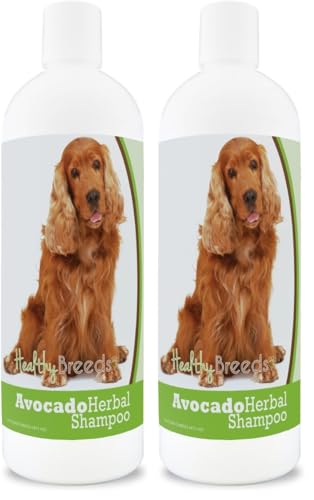 Image of Healthy Breeds Cocker Spaniel Avocado Herbal Dog Shampoo 16 oz (Pack of 2)