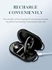 Funda para Anker Soundcore V20i, funda de silicona suave protectora portátil resistente a rayones con kit de limpieza y mosquetón y cordón, Negro 6