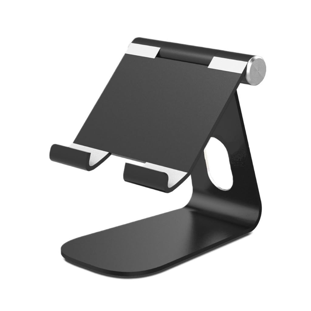 Soporte de aleación de aluminio para tableta, soporte plegable y elevado de escritorio para teléfonos móviles y tabletas
