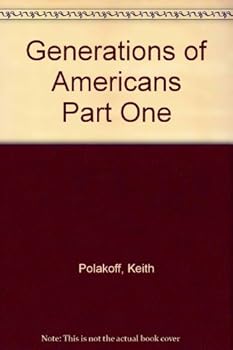 Paperback Generations of Americans Part One Book