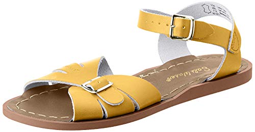 Image of Salt Water Sandals by Hoy Shoes Girl's Classic (Big Kid /Adult) Mustard 7 Big Kid, Women's 9 M