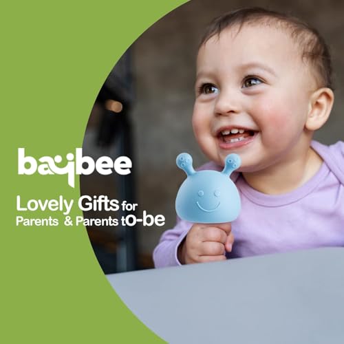 Image of Baybee Silicone Baby Teething Chew Toys for Infants | BPA Free Soft & Safe Gum Relief Mouthing Sensory Toy for Toddlers 0-12 Months | Freezer Safe & Easy to Clean Perfect Baby Oral Care Teethers