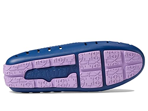 Floafers Posh Driver Navy Peony/Lavender 9 M3