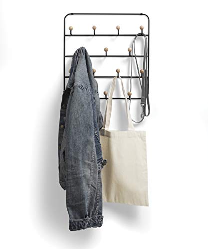 Organizer multi-usage de porte Estique noir pour optimiser le rangement suspendu