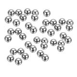 uxcell 40Pcs Tungsten Steel Bearing Balls 1mm Carbide G10 Precision Ball for Industrial Spheres, Machinery, Automotive, and DIY (Mirror Finish)