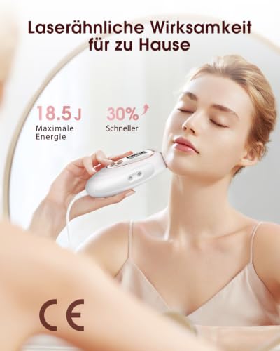Haarlosy IPL Geräte Haarentfernung Laser mit Schmerzfreie Kühlfunktion – Ansicht 4