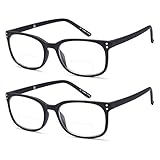 ALTEC Vision Bifocal Reading Glasses - 2 Pairs Men n Women Bifocal Readers 1.50