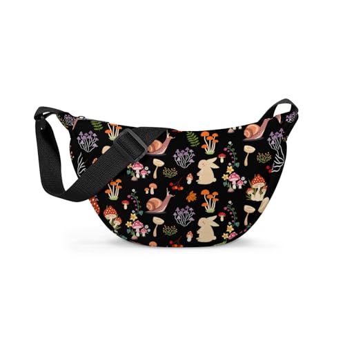 Crescent Bag Crossbody, Crossbody Bags for Women, Sling Bag, Shoulder Bag for Work, Travel, Shopping, Dating