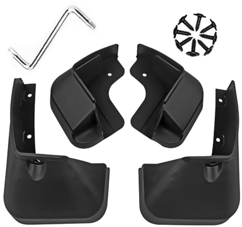 Image of Mud Flaps Mud Guards Fit for 2009-2018 Toyota Verso AR20, Front & Rear Mud Splash Guards Accessories - 4 Pc, Black