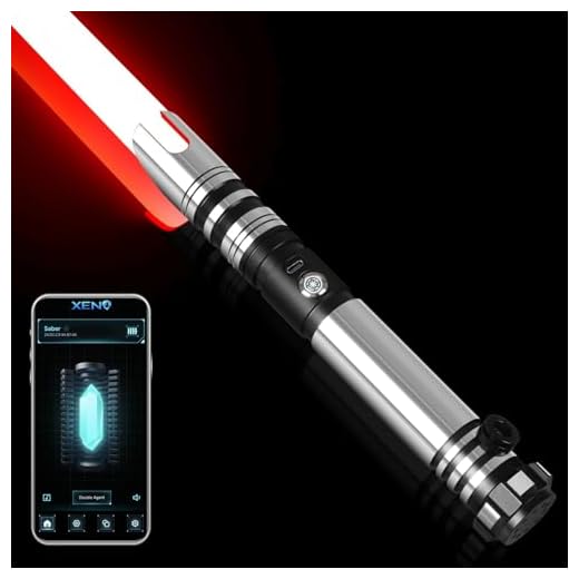 ELESKOCO Duell-Lichtschwerter Smooth Swing 16 Farben Lichtschwert - Bewegungssteuerung Metallgriff 16 Modus-Sounds FX Lightsaber für Erwachsene, USB-Aufladung, Schwarz