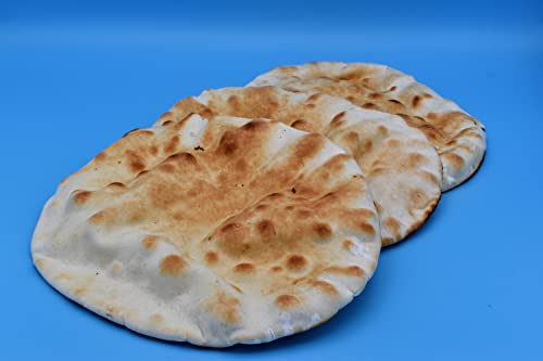 PANSARDO TONDI Soft Sardinian Naan Style Bread - 4 Pack