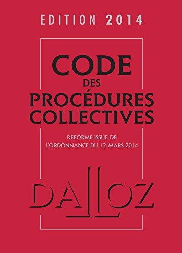 Preisvergleich Produktbild Code des procédures collectives 2014 commenté: 2 volumes