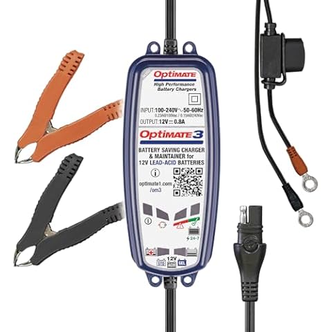 OptiMate 3 12V Motorcycle Battery Charger Optimiser Cover