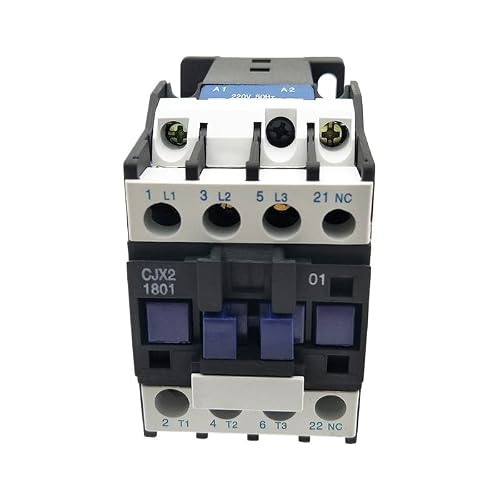 LKPEHTAGN Motor Starter Controller AC Contactor 220V Coil 3P 3 Pole+NC 660V 32A CJX2-1801