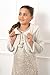 BOLEROSE Girls Cozy Faux Fur Childrens Kids Bolero Shrug Jacket Wrap Coat (Beige, 3-4 Years)