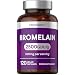 Produktbild Bromelain Kapseln 500mg (5000 F.I.P) | 2500 GDU/g | 120 Vegane Kapseln | Hochdosiert Verdauungsenzym | by Horbaach