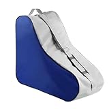Yonuaret Bolsa de patinaje, correa ajustable para el hombro y bolsa de transporte grande, mochila para patines con cremallera, para zapatos, niños, niñas, mujeres y hombres