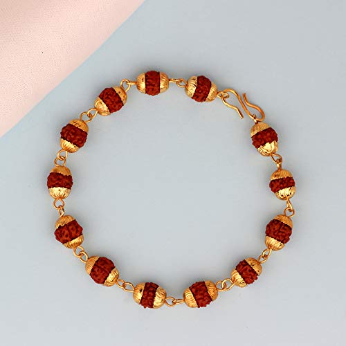 Image of Mahi Rudraksh Bracelet for Men (PABR1100420PR)
