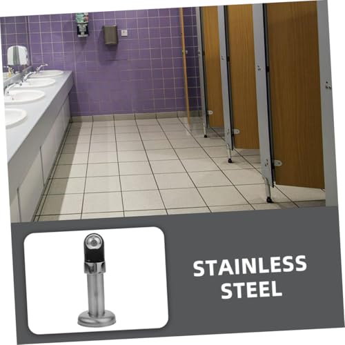 Support de cloison toilettes publiques installation facile inox 4pcs - 3