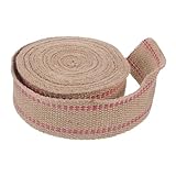 Matériau : fabriquée à partir de jute, cette sangle est durable et fiable, pour réparer des chaises et créer des objets artisanaux faits à la main, ficelle de boucher, ficelle robuste