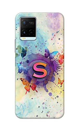 Image of PRINTFIDAA� Printed Hard Back Cover Case for Vivo Y21 | Y21T | Y21s | Y21e | Y21A | Y21G Back Cover (Alphabet S) -2808