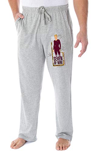 Star Trek Voyager Men's Seven Of Nine Fun Will Now Commence Lounge Pajama Pants
