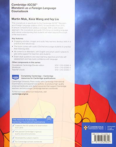 Cambridge IGCSE(tm) Mandarin as a Foreign Language Coursebook with Audio CDs (2) (Cambridge International IGCSE) (Chinese Edition) - Image 2