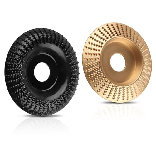 Alffun ALFFUN-104 2 Pcs 4 Inch Wood Carving Disc Set For Angle Grinder cover