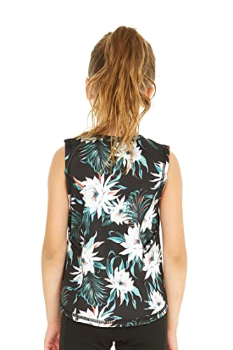 Girl's Hawaiian Athletic Sportswear Tank Top in Floral Patterns2