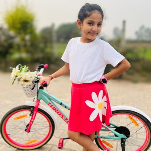 Image of YouGotPlanB Cotton Skater Skirt for Girls | Pack of 1 | Ages 3-16 Years | Attached Inner Shorts | Ideal for Sports & Play