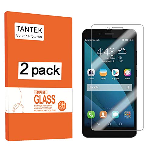 TANTEK [2-Pack Screen Protector for Huawei Honor 5X (5.5 Inch,2015 Version),Tempered Glass Film,Ultra Clear,Anti Scratch,Bubble Free,Case Friendly