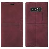 samsung note 8 hülle leder 💖 [Unsichtbare integrierte Halterung] Bequeme Verwendung der Mehrfachwinkelhalterung. Platzieren Sie es einfach auf dem Desktop, um das Video anzusehen. (Unterstützen Sie die Mehrszenennutzung in Büro, Küche und Wohnzimmer!)